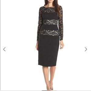 London Times Lace Cocktail Dress